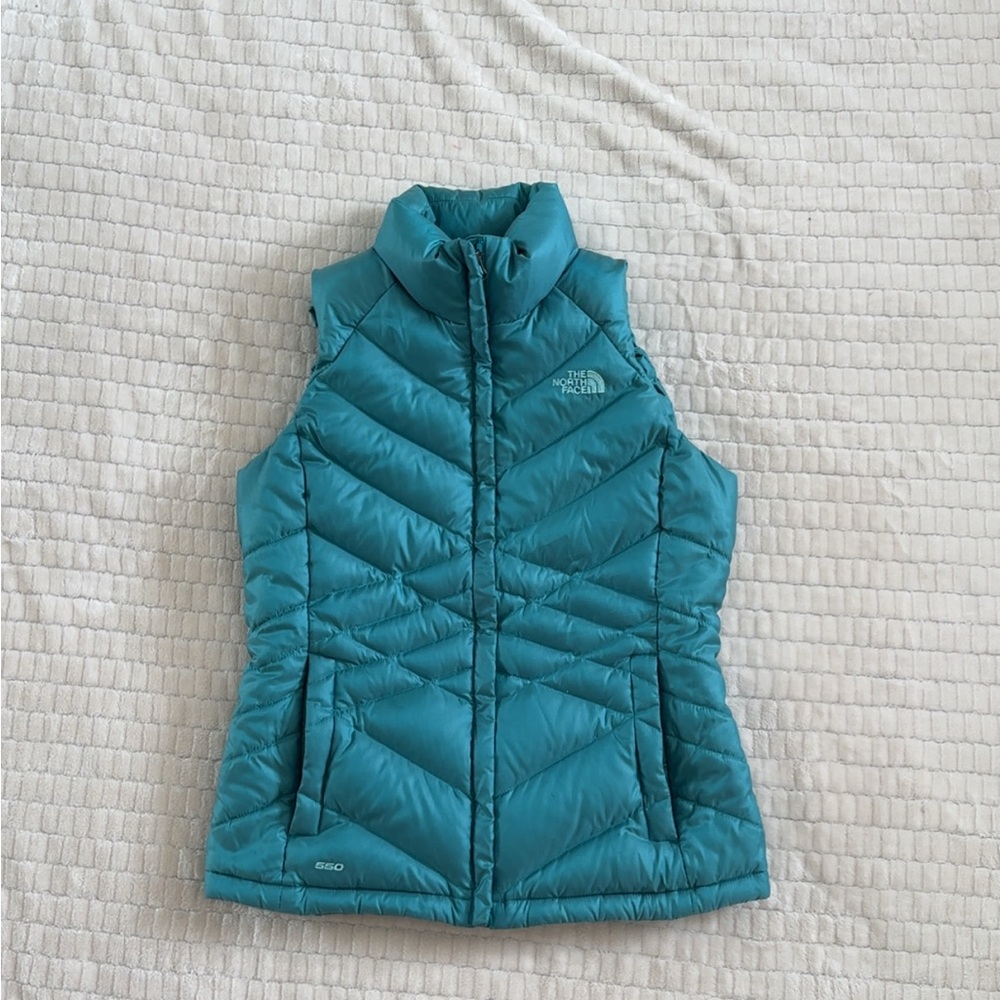 The North Face Teal Puffer Vest Women’s M
